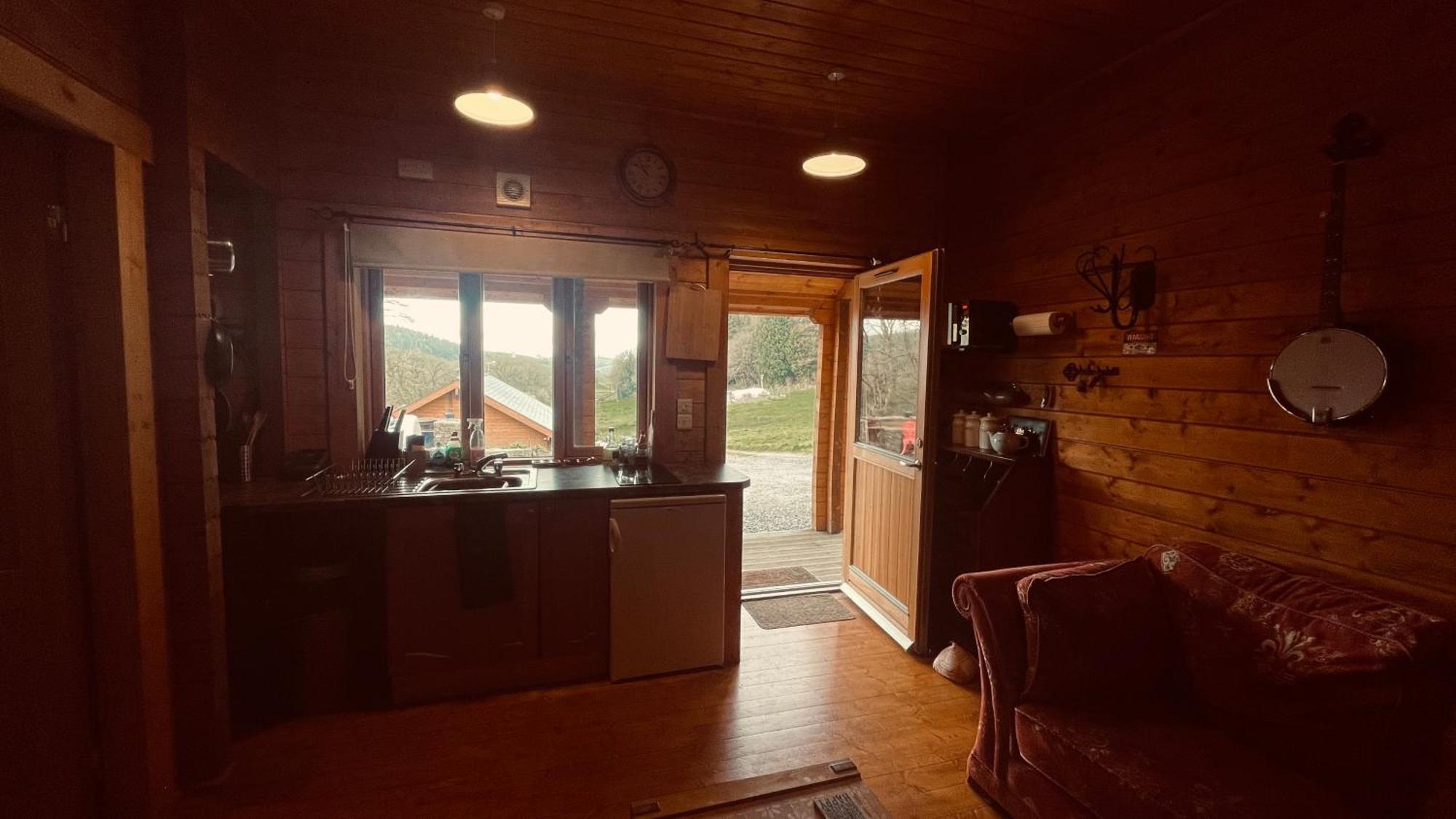 Blossom Cabin - Little Log Cabin In Wales นิวทาวน์ ภายนอก รูปภาพ